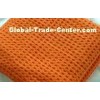 Orange Waffle Cotton Woven Blanket For Hotel Hospital , 70" * 90"