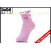 Pink Cute Happy Girl Non Slip Kids Socks Fashion Jacquard OEM Wholesale Socks