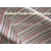 Soft Handfeel Cotton Nylon Fabric Spandex, Twilled Weave Stripe Cloth Material