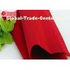 Custom Multi Color Knitted Red Velvet Fabric / Knitting Flock Fabric 1.4m 1.45m 1.48m