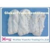 High Tenacity Ring Spun Polyester Yarn / 100% Polyester Ring Twist Yarn Raw White