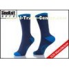 Navy Blue Cotton Man Casual Socks / Large Size Antibacterial  Multi Color Men Socks