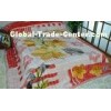 Red Adults Travel 100% Polyester Original Blanket With Double Printed