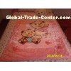 Antistatic Breathable Polyester Baby Blanket Fleece Hotel With Cartoon Pattern