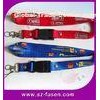 Braid Nylon Or Rubber Single Custom Lanyard For Key Ring , Colored