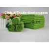 100% Polyester Microfiber Green Bath Towels , Durable for Bathroom