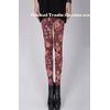 Spandex / Polyester Floral Print Tights Pants With Custom Size