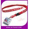 Polyester Single Custom Lanyard Multi-colors With Offset Printing