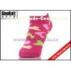 Wholesale Colored Cute Patterned Cotton Child Socks / Short Girls Boat Socks