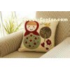 Cartoon Contour Memory Foam Pillow , Embroidered Decorative Couch Throw Pillows
