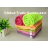 Super Absorbent Microfiber Towel Hair Turban Lime Green Red Hair Drying Hat