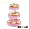 3-tier Cupcake Holder With Beautiful Metal Lace