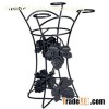 Metal Wine Glass Holder With Black Painting