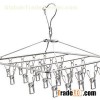 Stainless Steel 20 Laudry Clips Hanger