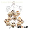 12 Cupcakes Decorated Cupcake Stand With Round Head