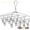 Stainless Steel 16 Laudry Clips Hanger