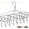 Stainless Steel 48 Laudry Clips Hanger