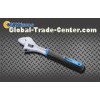 Heavy Duty Hand Tools Steel Chrome Plated 3- Tone PVC Grip Crescent Adjustable Wrench