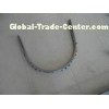 LG escalator Escalator header curve guide rail operation without rollers