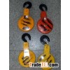 hook series closed triple wheels snatch pulley