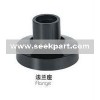Flange for toilet partition