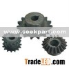 Gear of glass machine fittings