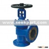 DIN angle type bellows seal globe valve