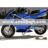 New Pocket motorcycle, chrome , red color