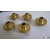 Brass worm gear, OEM casting and machining part