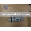 wire-control dual flush valve