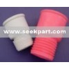 Standard grinding mouth threaded rubber plug