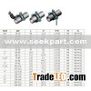 m8-10 nut pipe clamp with rubber zinc plated