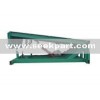 Stationary hydraulic dock ramp