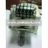 Motorcycle instrument mileage movement
