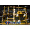 Caterpillar side panel cutting fixture