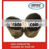 auto chrome exhaust pipe tips for Audi A5