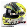 Dual Visor DOT Motorcycle Helmet