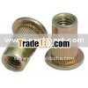 stainless /slotted/knurled rivet nut