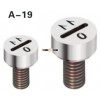 High quality die cast round date code screws