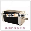 Nema23 Stepper Motor CNC Router Mill Brand 3A 2.2N.M  22.1kgf.cm
