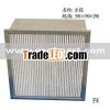 292mm depth FZK flanged with clapboard middle efficiency air filter