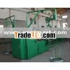 Automatic chain link fence machine