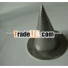 hat shape conical strainer for pipeline