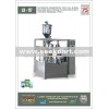 AUTOMATIC HORIZONTAL PICK, FILL AND SEAL MACHINE WITH PISTON FILLER FOR POUCH .