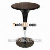 Bar Table, Made of ABS, Metal Base with Chrome Finish