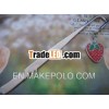 strawberry style metal bookmark