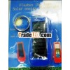 Solar energy flashlight keychain