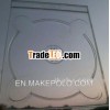 clear single bluray tray