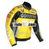 Duhan D-046 yellow motorcycle jacket