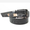 leather belts wholesale with black button